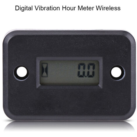 Compteur d'heures de vibration numérique sans fil pour machines vibrantes et véhicules (1/5)
