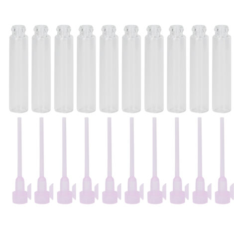 10 flacons vaporisateurs miniatures vides 2ml rose pour parfums à tester (1/5)