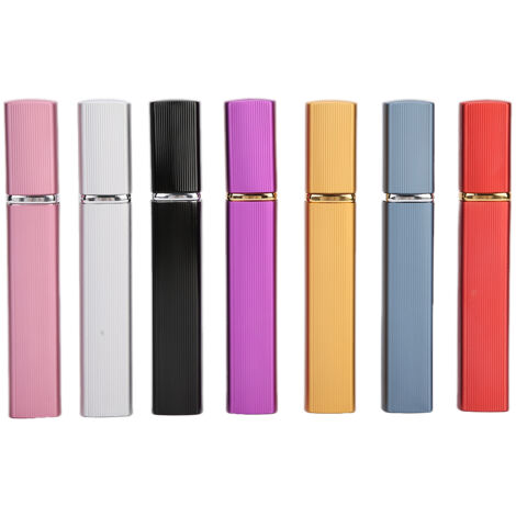 Flacons vaporisateurs rechargeables en aluminium de 12ml - Lot de 7 pour parfums (1/5)
