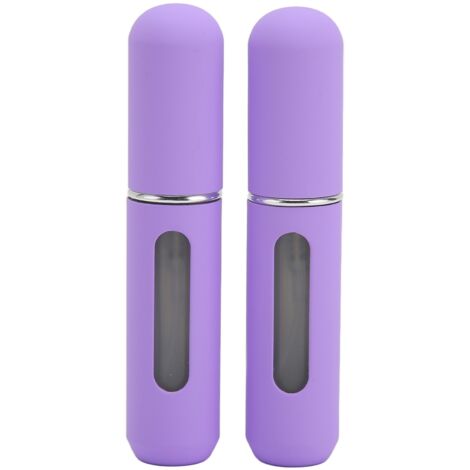 2 pièces Atomiseur à Pompe Rechargeable Voyage 5ml Flacon Parfum Vide Portable Réutilisable (1/5)