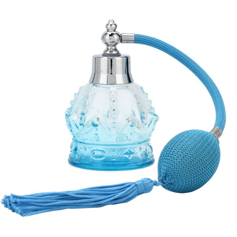 Flacon à parfum rechargeable en verre de 80ml avec vaporisateur et poire (1/5)