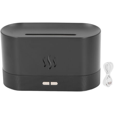 Diffuseur d'huiles essentielles rechargeable avec LED et flamme décorative, purificateur d'air ambiant (1/5)