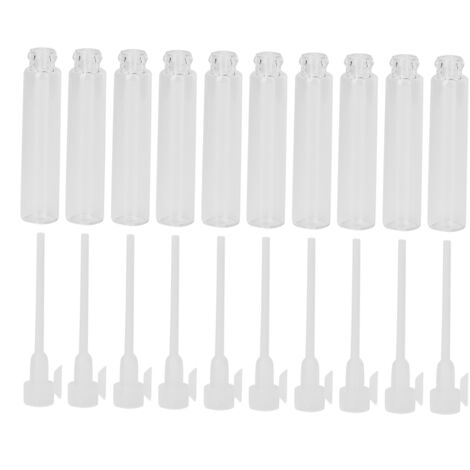 10 pièces flacons vaporisateurs parfum mini 2ml blancs vides à bouchon spray (1/5)
