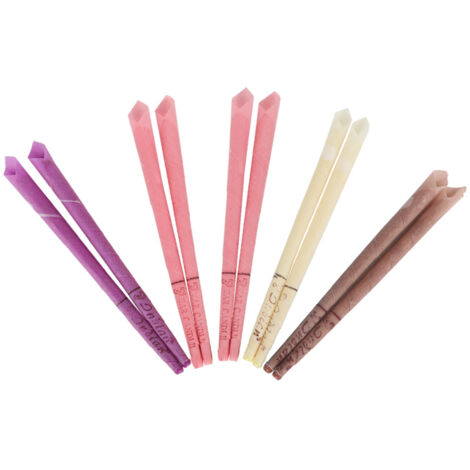 10 bougies auriculaires pour massage relaxant SPA, nettoyage des oreilles et aromathérapie, avec bouchons d'oreilles inclus (1/5)