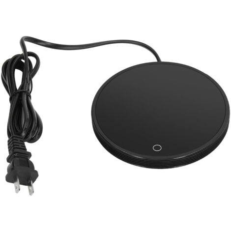 Chauffe-tasse électrique 110V pour bureau - Plateau chauffant pour café, thé et lait - Noir (1/5)