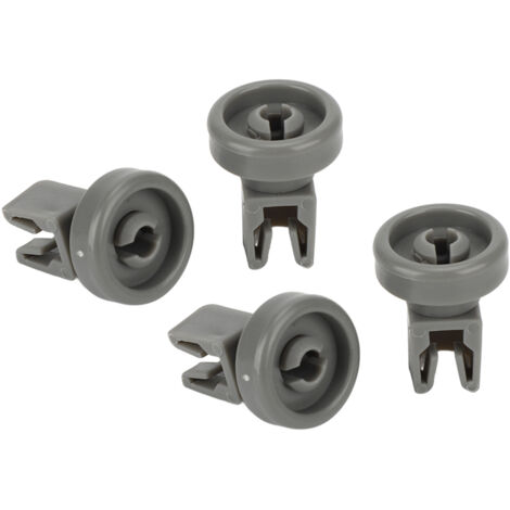 4 pièces Roue de panier inférieur de lave-vaisselle, pièce de rechange pour AEG, Privileg, Zanussi (1/5)