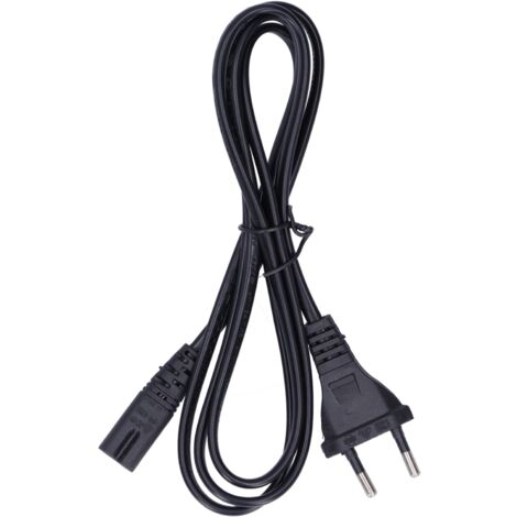 Câble d'alimentation 1m pour appareils électroniques, adaptateur secteur EU 250V 2.5A pour caméras et appareils numériques (1/5)