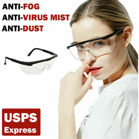 Lunettes de Protection Transparentes Anti-Salive pour Sécurité Chimique et Professionnelle (1/5)