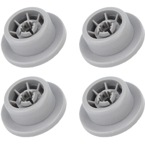 4 pièces roues de panier lave-vaisselle, rouleaux de rechange pour Bosch 420198 AP2802428 165314, accessoires de réparation.