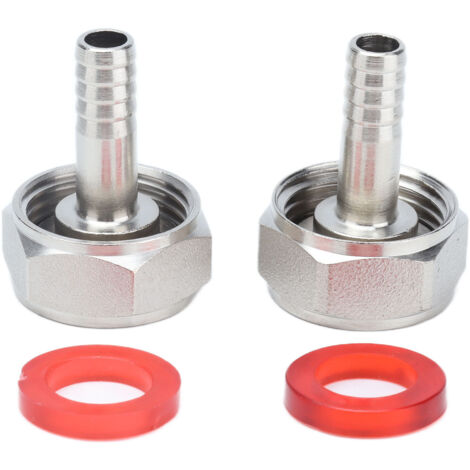 2PCS Connecteur de Fût Américain en Acier Inoxydable pour Robinet à Bière et Tuyau de 5/16 Pouces (1/5)