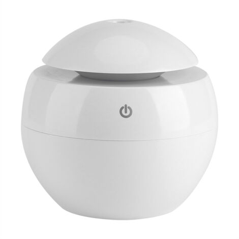 Diffuseur d'huiles essentielles USB à LED tactile - Purificateur d'air ultrasonique blanc (1/2)