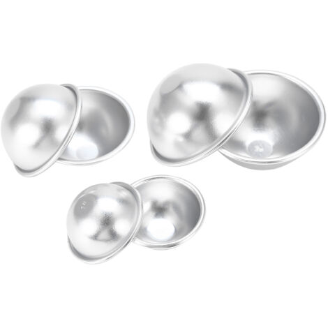 Moules à Bombe de Bain en Alliage d'Aluminium Artisanaux pour DIY et Pâtisserie (1/5)