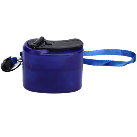 Chargeur USB manuel portable pour téléphone, idéal pour randonnée et camping - Bleu (1/5)