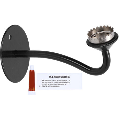 Porte-savon adhésif inoxydable pour douche, support de savon en barre pour salle de bain, noir (1/5)
