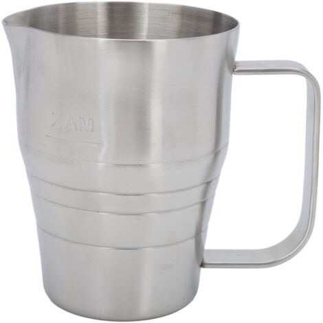 Mousseur à lait inox 700ml, épais et durable, idéal pour café et lait maison (1/5)