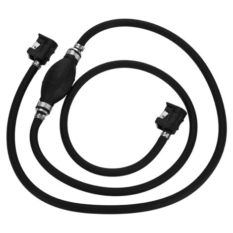 Flexible Fuel Hose with Manual Primer Bulb for Outboard Motor - Marine Gasoline Pump (1/5)