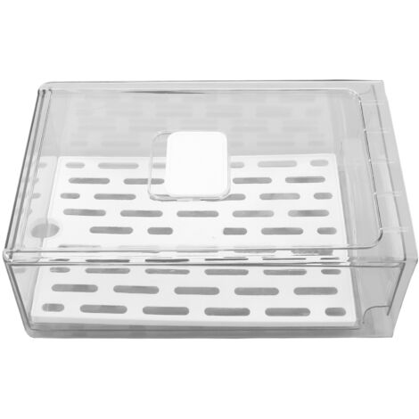 Bacs de Rangement Transparents pour Réfrigérateur - Rangement Empilable pour Garde-Manger - Bacs de Classement Alimentaires (1/5)