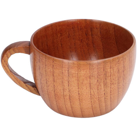 Tasse en Bois 300ml avec Anse, Isolante pour Café, Thé et Boissons, Idéale Maison et Bureau (1/5)