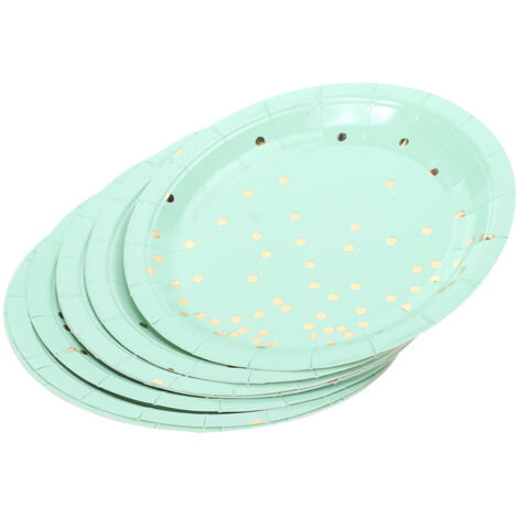 Plateau de service rond en bois 50 cm pour cuisine maison restaurant (1/5)