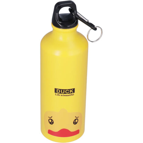 Gourde Isotherme 500ml Canard Jaune pour Enfants - Bouteille d'Eau Sportive Cartoon (1/5)