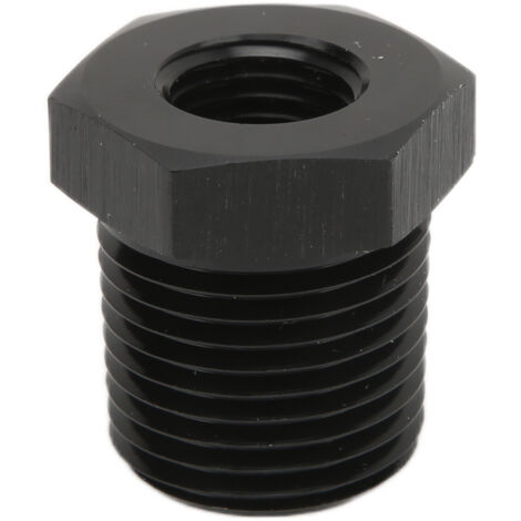 Adaptateur Réducteur Automobile 1/4 NPT Mâle vers 1/8 NPT Femelle Noir (1/5)