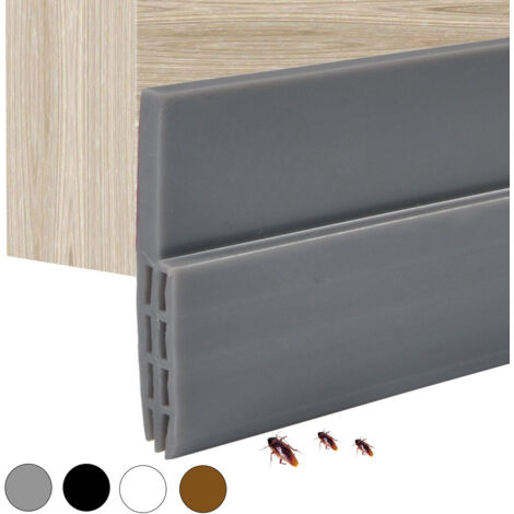 Bande d'étanchéité auto-adhésive en caoutchouc silicone 100cm pour fenêtre ou porte (1/5)
