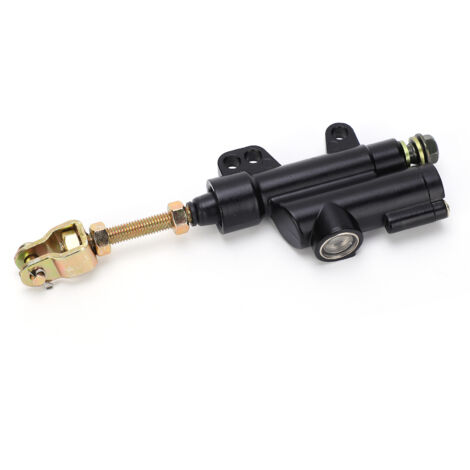 Pompe à Cylindre Maître de Frein Arrière Hydraulique Noir pour Moto, Quad et VTT (1/5)