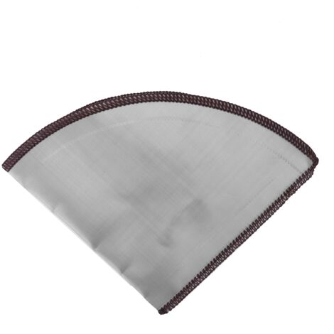 Filtre à café réutilisable en acier inoxydable, cône pliable pour 2 à 4 tasses (1/5)
