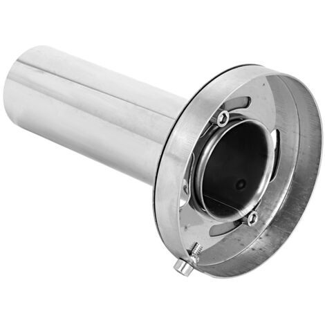 Silencieux d'échappement ajustable et amovible pour voiture - Tête ronde (4,5 pouces) (1/5)