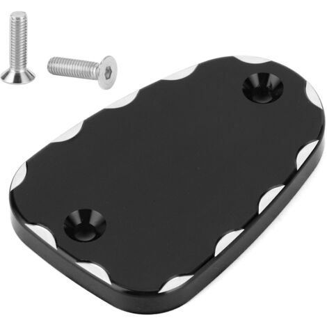 Capot de réservoir de frein avant en alliage d'aluminium pour Triumph Thruxton 1200, Bonneville T100 T120 (Noir) - Pièce moto, couvercle de maître-cylindre (1/5)