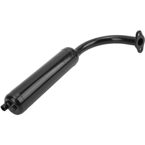 Silencieux Noir pour Moteur Bicylindre 2 Temps (49cc, 60cc, 66cc, 80cc) - Pot d'échappement Bicyclette Motorisée (1/5)