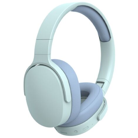 Casque Bluetooth sans Fil, Écouteurs Over-Ear avec Réduction de Bruit, Autonomie 10H, Bleu (1/5)