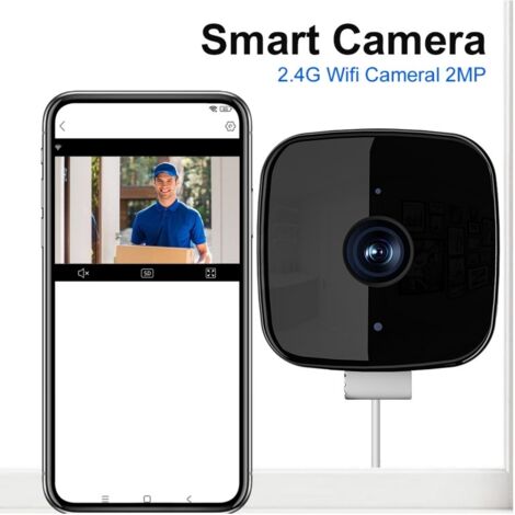 Caméra de surveillance sans fil intelligente – Détection IA, vision nocturne couleur, enregistrement 24h/24 avec stockage cloud et carte SD pour la sécurité domestique (1/5)