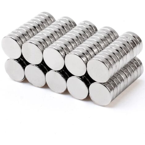 50 disques magnétiques néodymium puissants, 3x15 mm pour tableau blanc, aimants miniatures ronds en terre rare (1/5)