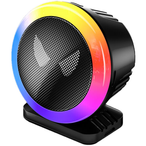 Lampe LED RGB à commande vocale, lumière d'ambiance musicale colorée pour voiture, lampe de bureau créative avec microphone (1/5)