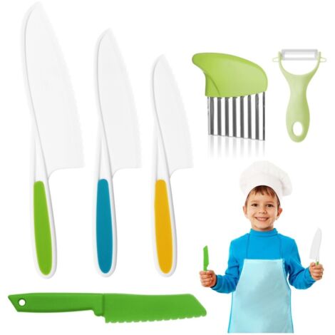 Ensemble de Couteaux pour Enfants 6 Pièces - Couteaux Sécurisés pour Enfants (1/5)