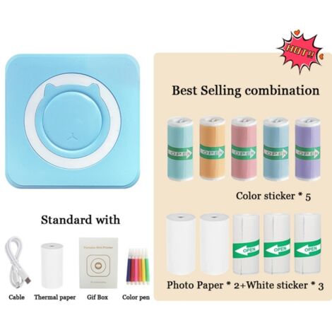 Étiqueteuse portable – Imprimante d'étiquettes compacte pour bureau et maison (1/5)