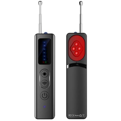 Détecteur de caméras espions portable avec câble rétractable pour bureaux, hôtels et voyages - Discret et efficace (1/5)