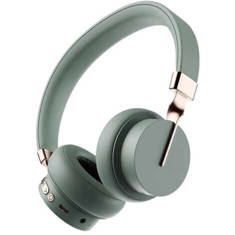 Casque audio sans fil Bluetooth, Écouteurs circum-auriculaires verts, Casque Over-Ear sans fil (1/5)