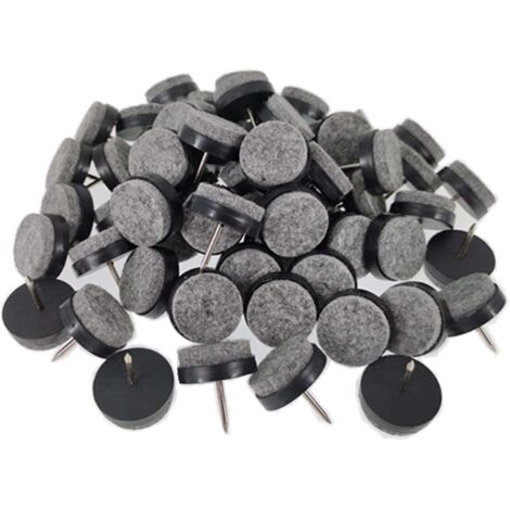 40 pièces protège-sol pour chaises, embouts noirs 20 mm pour pieds de meubles en bois, tables et chaises (1/5)