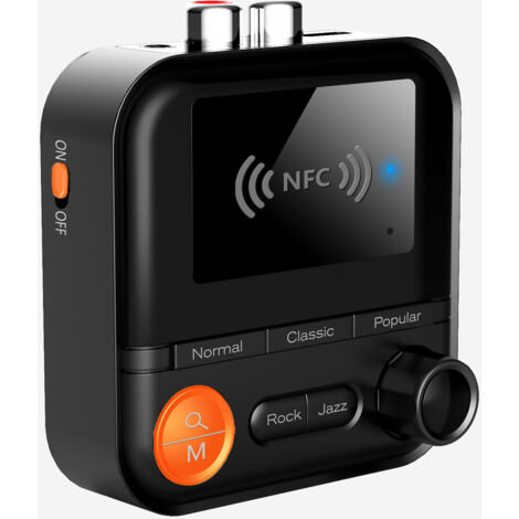 Récepteur Bluetooth 5.2, adaptateur audio NFC sans fil, convertisseur audio sans fil (1/5)