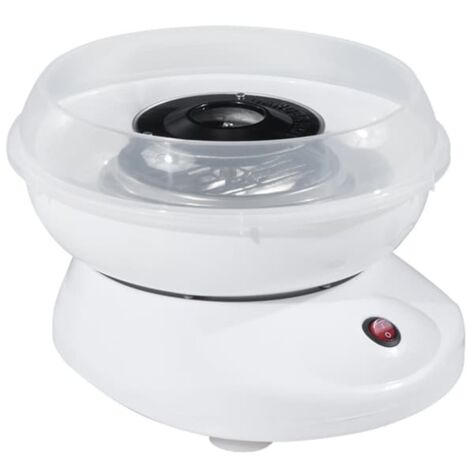 Machine à barbe à papa Modèle 1 Blanc - Idéale pour anniversaires et événements, facile d'utilisation, délice sucré pour enfants