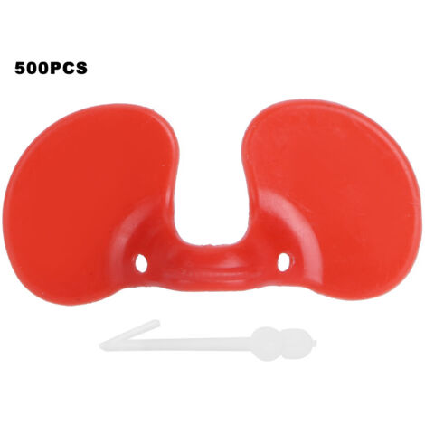 500 Lunettes Anti-Picage pour Volailles, Accessoire Indispensable d'Élevage - 500Pcs (1/5)
