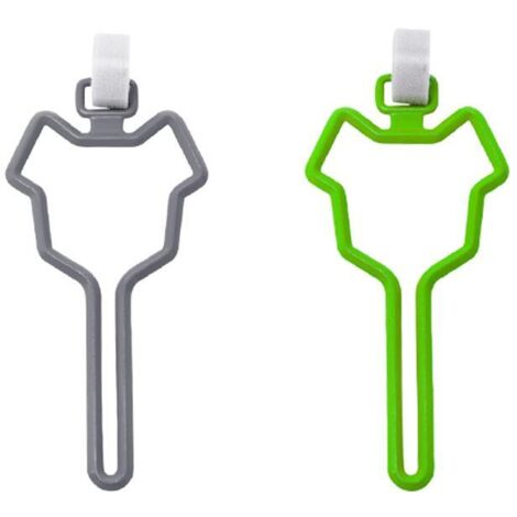 2 PCS Porte-Sac à Déjections Canines pour Laisse, Distributeur de Sacs à Crottes pour Chien, Clip Libérant les Mains lors des Promenades (1/5)