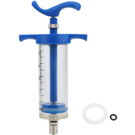 Seringue vétérinaire 50ml en plastique et acier pour animaux de ferme et volaille - Matériel médical agricole (1/5)