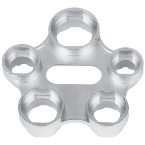 Clé à Détartrer Robinet Multifonction pour Salle de Bain et Cuisine - Accessoire Plomberie Métallique 5 Trous Installation Facile (1/5)