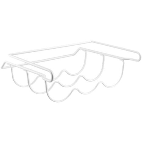 Étagère murale élégante pour bouteilles de bière et vin - Organisateur de réfrigérateur gain de place pour boissons, soda et conservation (1/5)