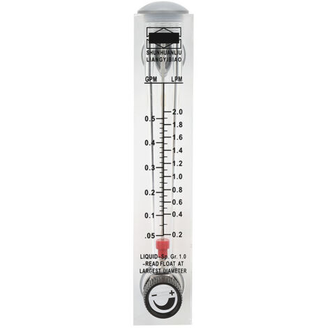 Débitmètre liquide LZM-15T 0.1-0.5GPM avec raccord ZG1/4" pour mesure précise (1/5)