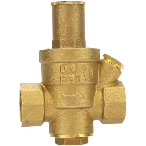 Régulateur de Pression d'Eau en Laiton Ajustable - Filetage DN15 1/2" (1/5)