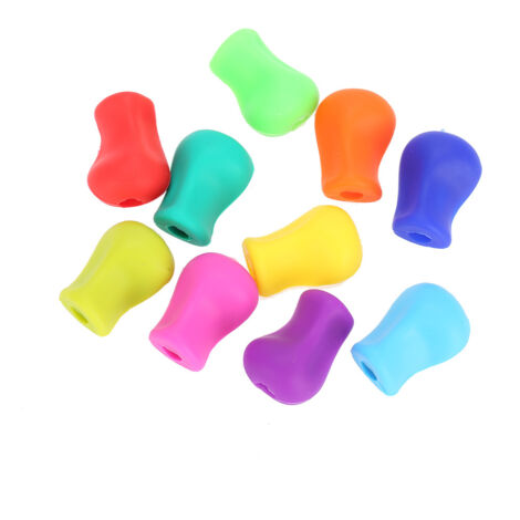 10 pièces Support de Stylo en Silicone Aide à l'Écriture pour Enfants (1/5)